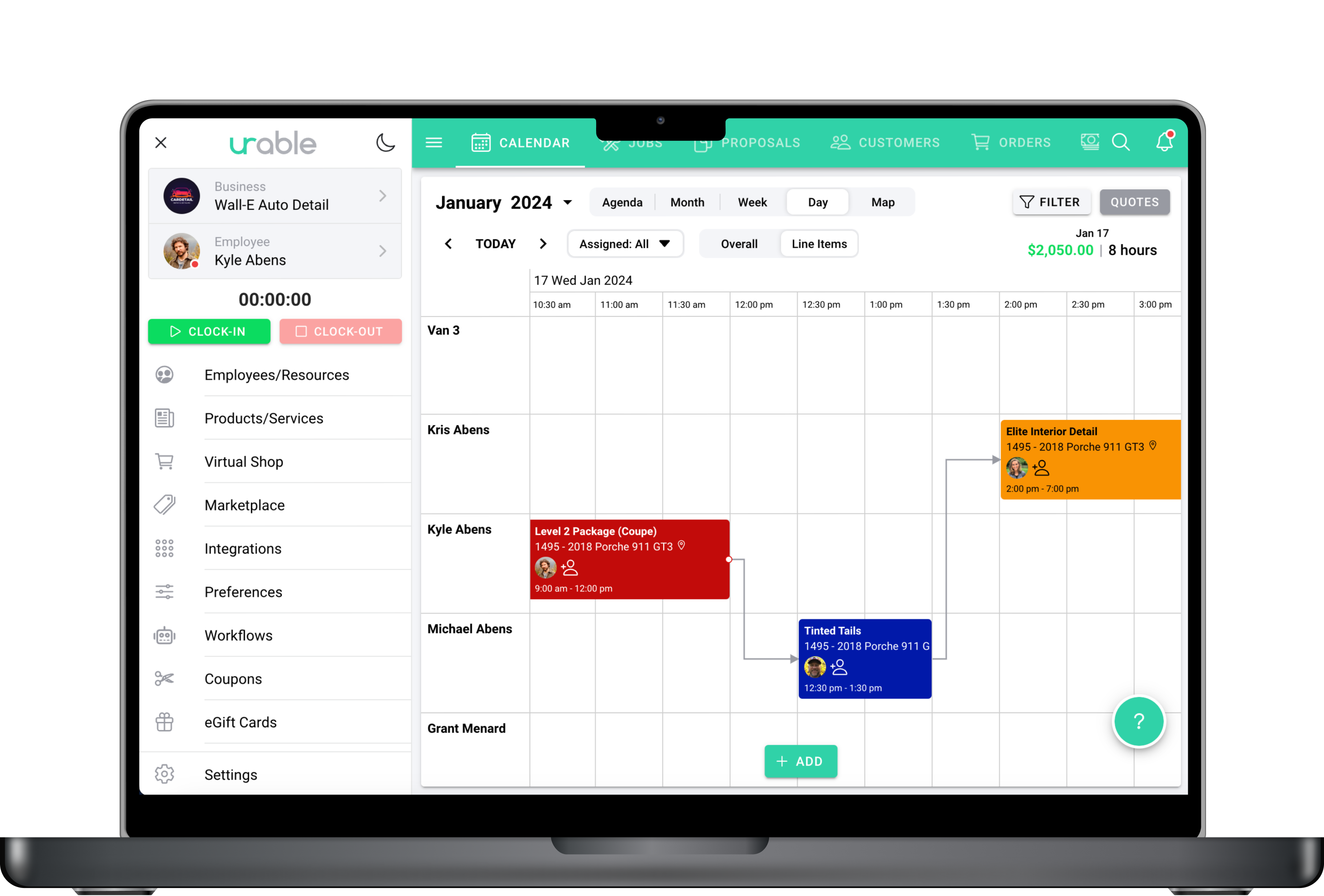 Urable Line Item Scheduling | Improve Shop Efficiency